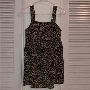 Cheetah Print Tank Top